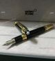 Fake Mont Blanc JFK Special Edition Gold & Black Fountain New (4)_th.jpg